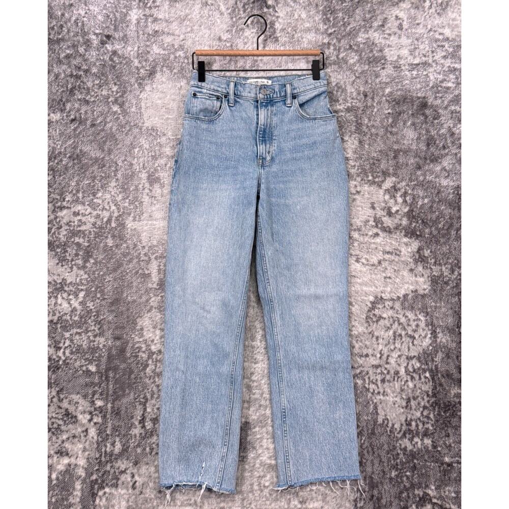 Abercrombie & Fitch Light Blue Straight Leg Jeans